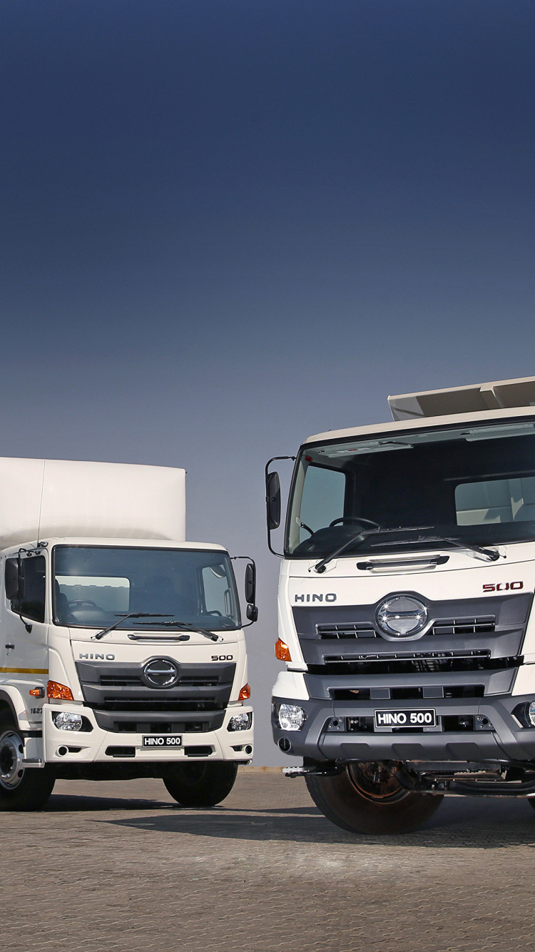 Обои Хино Моторс, авто, грузовик, toyota, транспорт в разрешении 750x1334