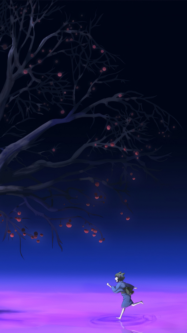 Обои Susukihotaru, Рикен Ёсинокадзура, закуро, отомэ ёкай дзакуро, аниме в разрешении 750x1334