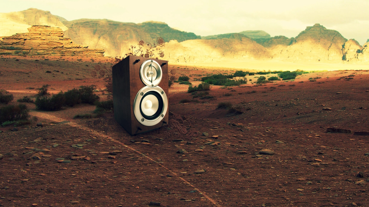 Обои пустыня, экорегион, пейзаж, горизонт, геология в разрешении 1280x720