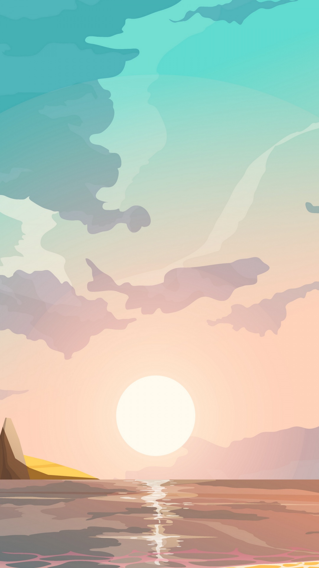 Обои иллюстрация, рисование, векторная графика, анимация, мультфильм в разрешении 1080x1920