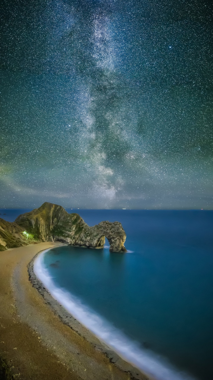 Обои Побережье наследия Purbeck, durdle дверь, море, побережье, берег в разрешении 720x1280