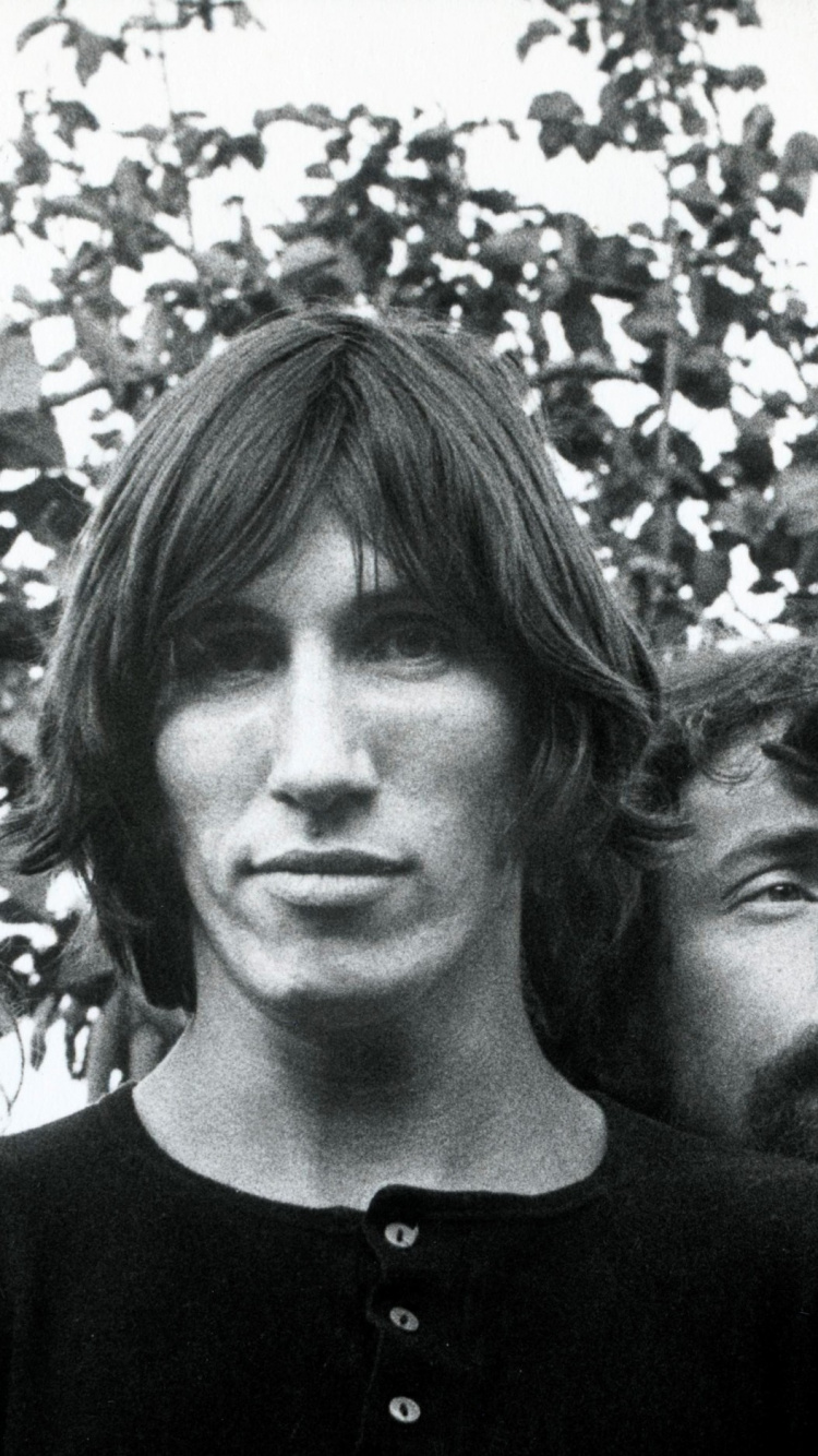 Обои Pink Floyd, монохромный, дружба, музыка, дерево в разрешении 750x1334