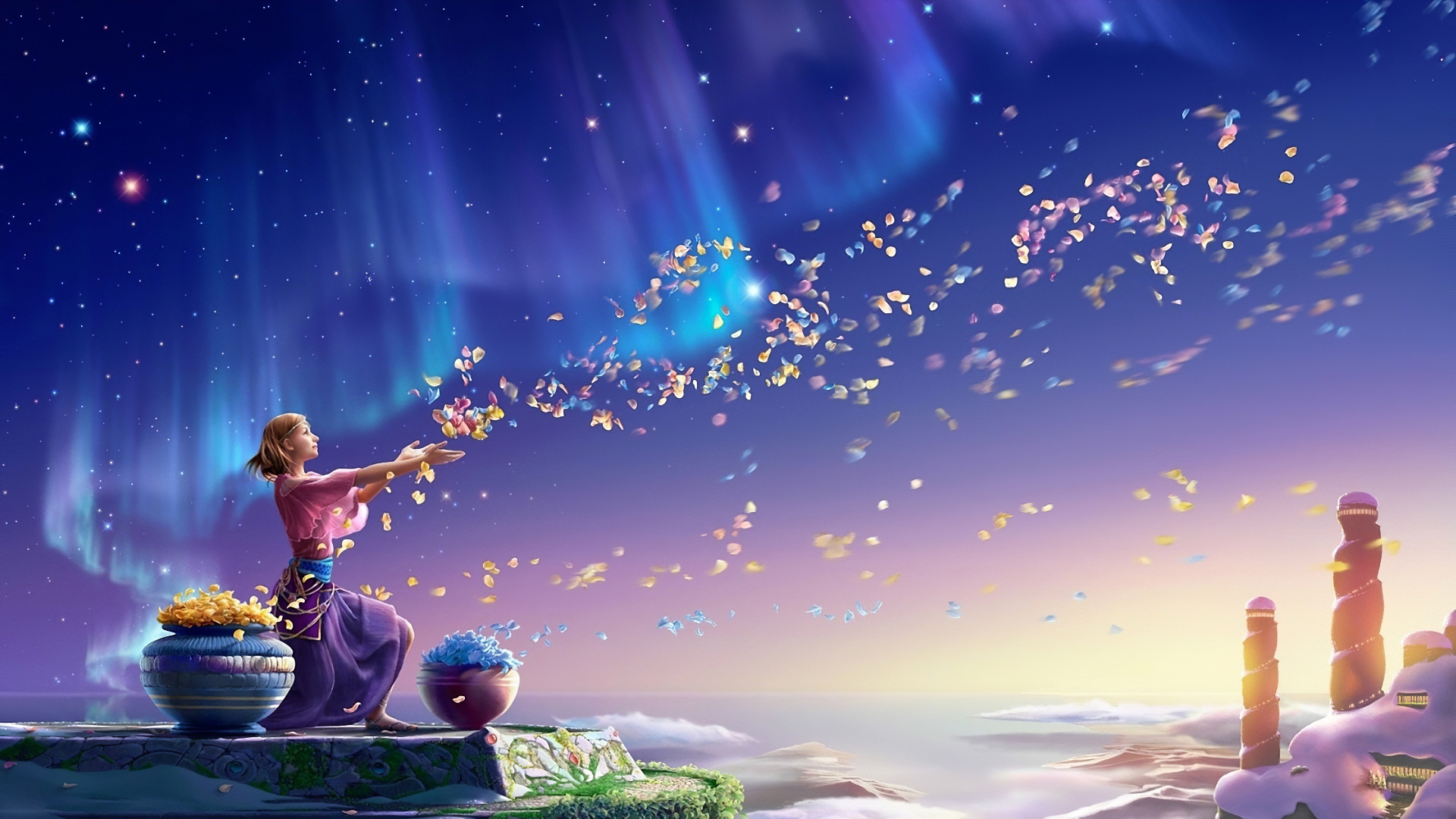 Обои проявление изобилия, изобильное служение жизни - Брэдфорд, атмосфера, растение, мир в разрешении 1920x1080