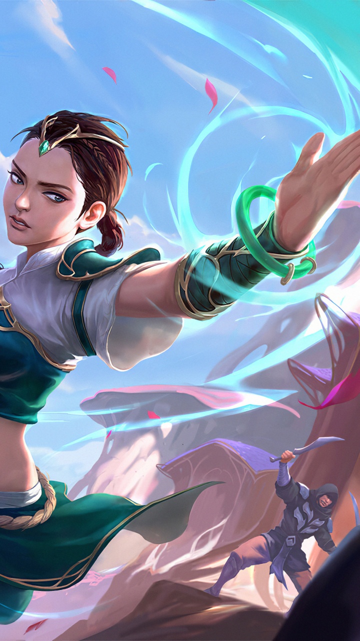 Обои легенды рунетерры фанарт, Легенды Рунтерры, Лига легенд, лига легенд дикий разлом, riot games в разрешении 720x1280