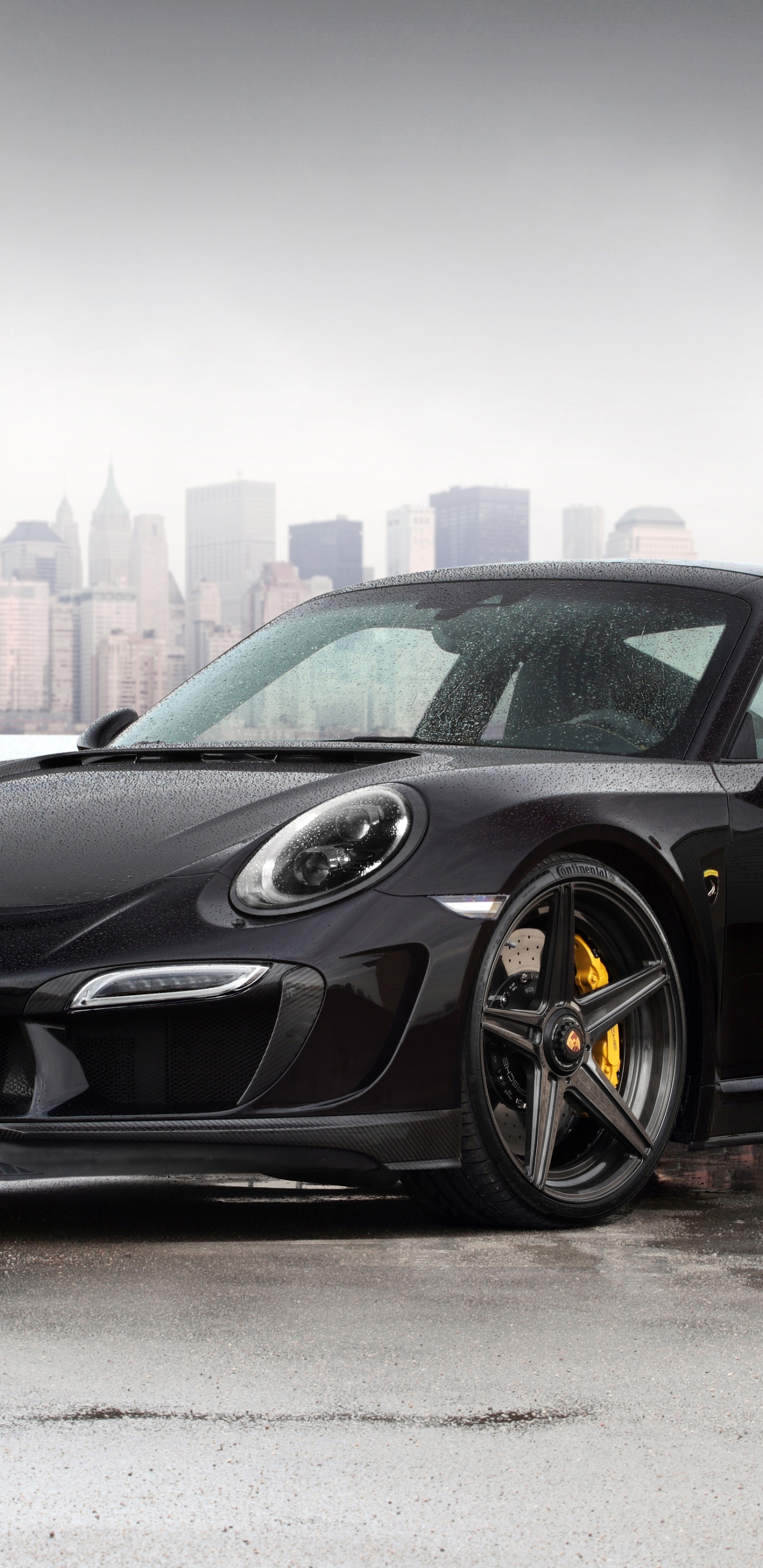 Обои суперкар, спортивный автомобиль, porsche 930, набор тела, Порше в разрешении 1440x2960