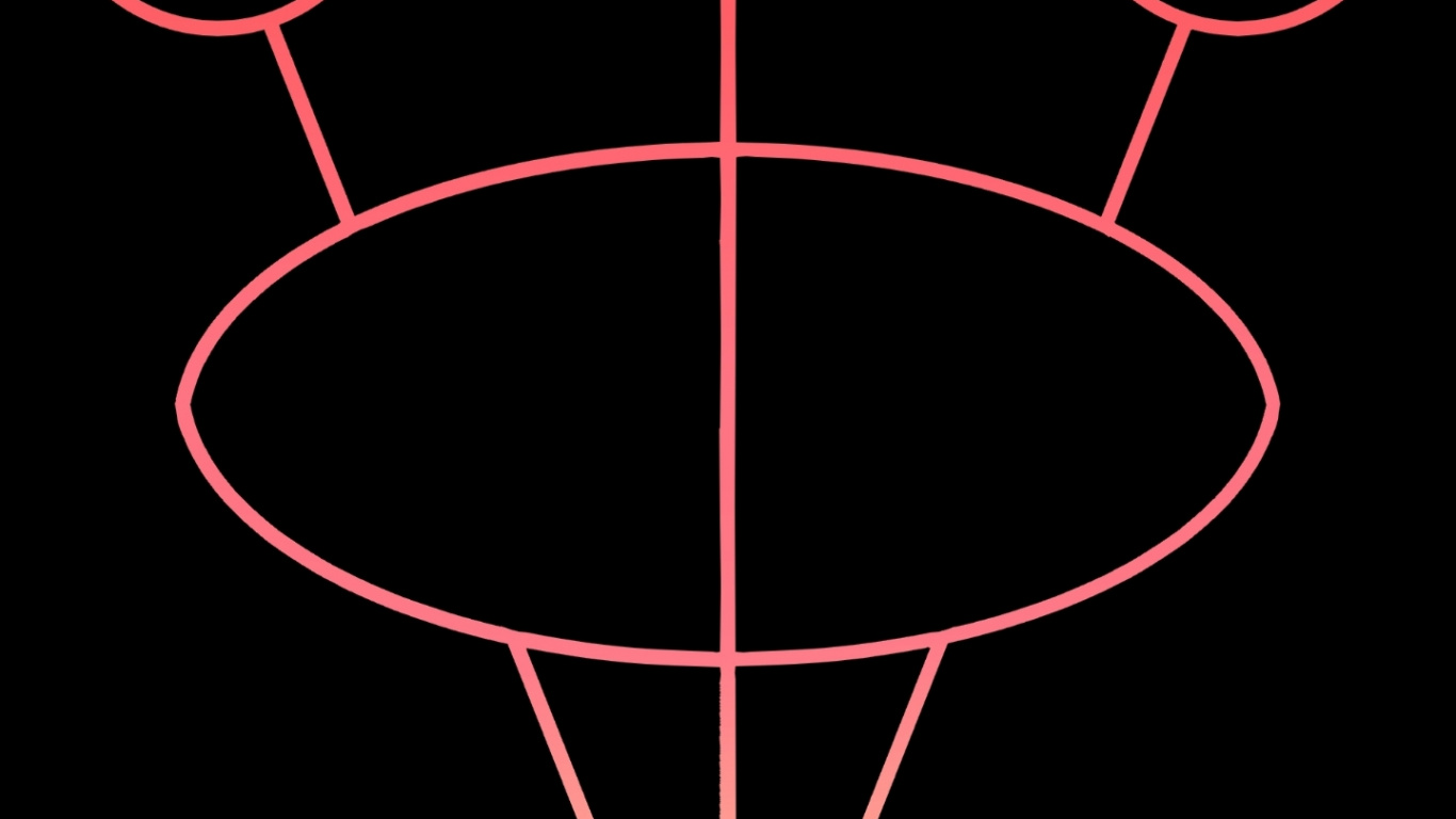 Обои круг, арт, симметрия, узор, символ в разрешении 1366x768