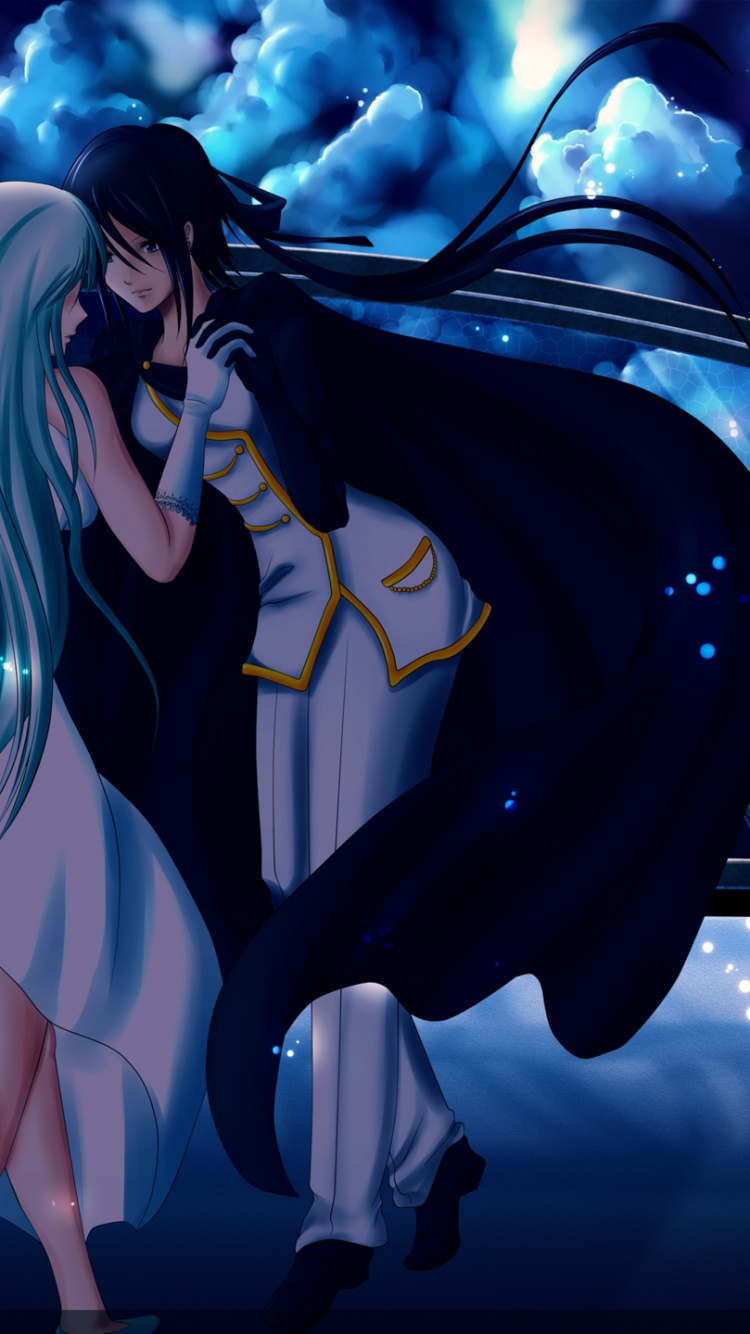 Обои танец, тьма, спецэффекты в разрешении 750x1334