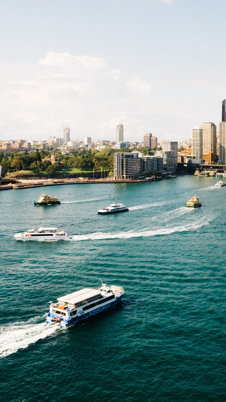 Обои Сидней Австралия, Сиднейский центральный деловой район, Пляж Бонди, австралийский музей, вода в разрешении 720x1280