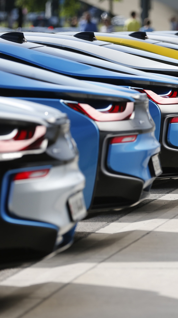 Обои авто, спорткар, bmw, автомобильный экстерьер, электромобиль в разрешении 750x1334