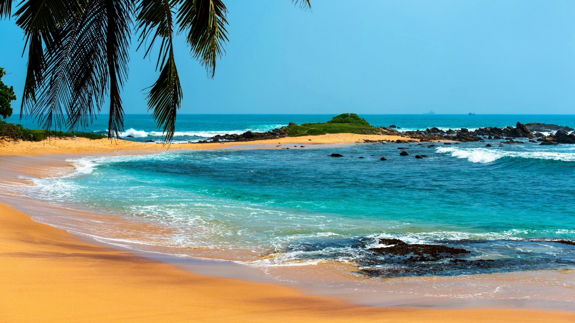 Обои водоем, пляж, море, берег, побережье в разрешении 1920x1080