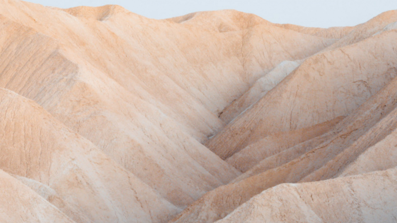 Обои Android 12, бесплодные земли, андроид, ios, склон в разрешении 1366x768