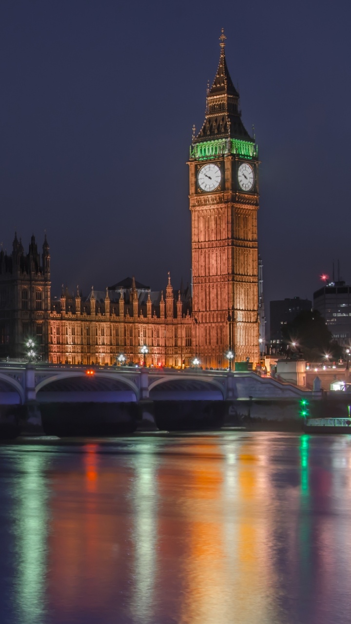 Обои здание парламента, Apple МасВоок Pro, горизонт, ночь, ориентир в разрешении 720x1280