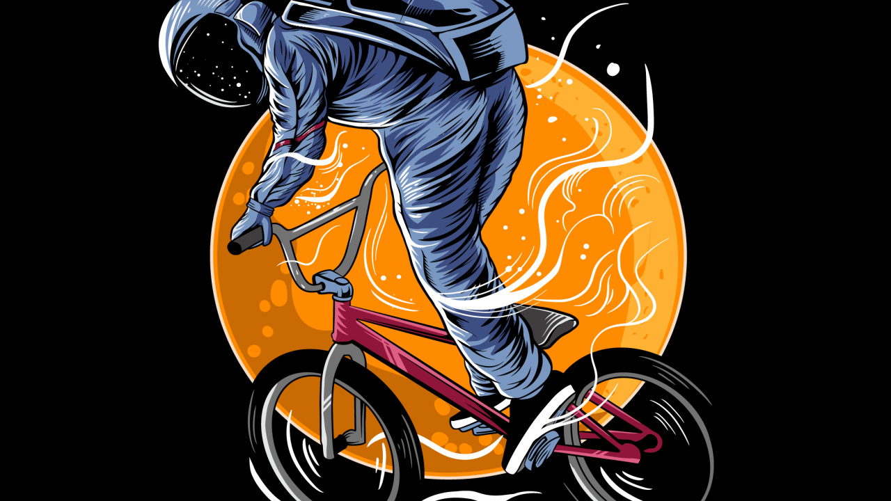 Обои визуальное искусство, арт, иллюстрация, несравненный, луна в разрешении 1280x720