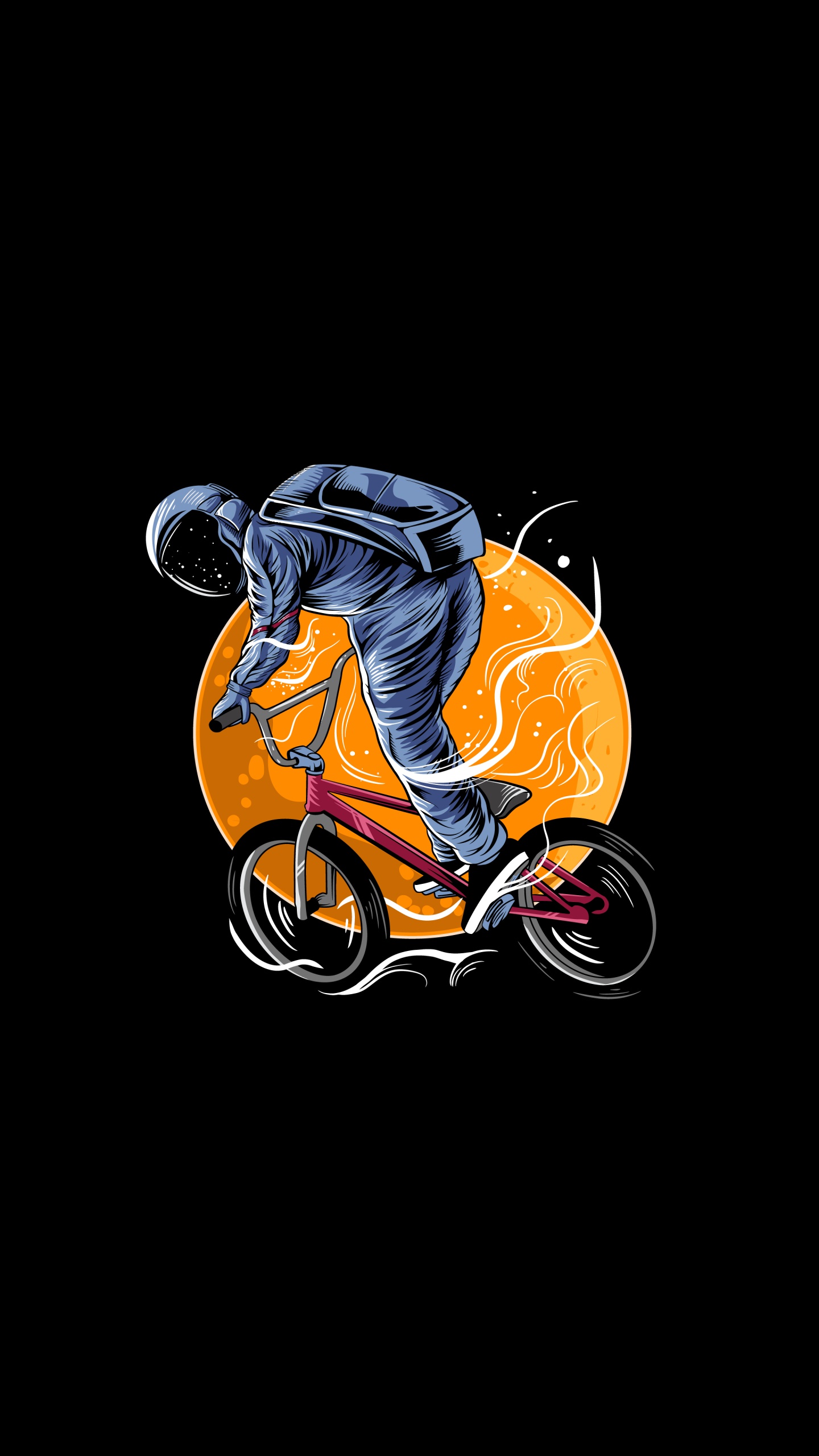 Обои визуальное искусство, арт, иллюстрация, несравненный, луна в разрешении 1440x2560