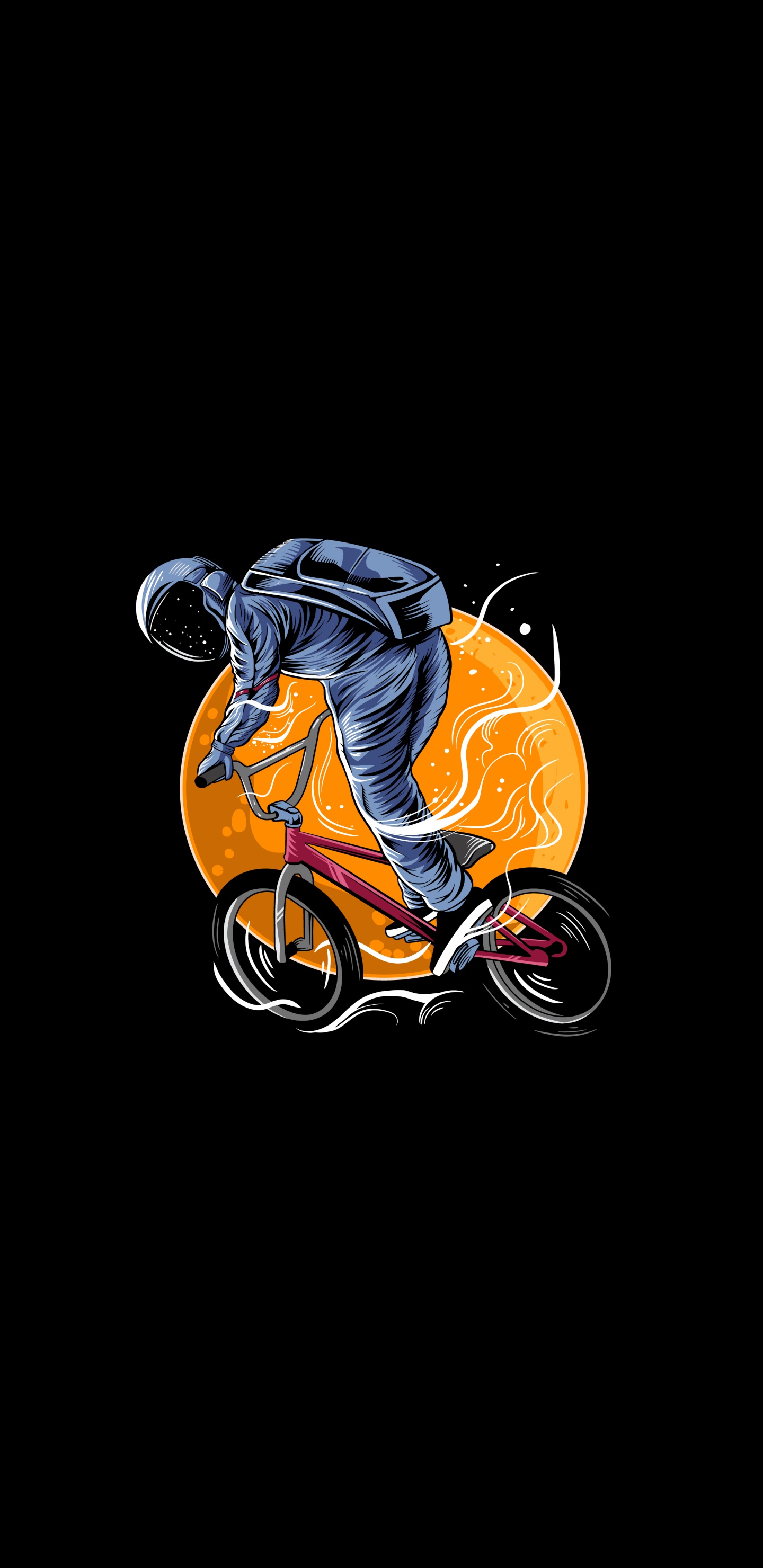 Обои визуальное искусство, арт, иллюстрация, несравненный, луна в разрешении 1440x2960