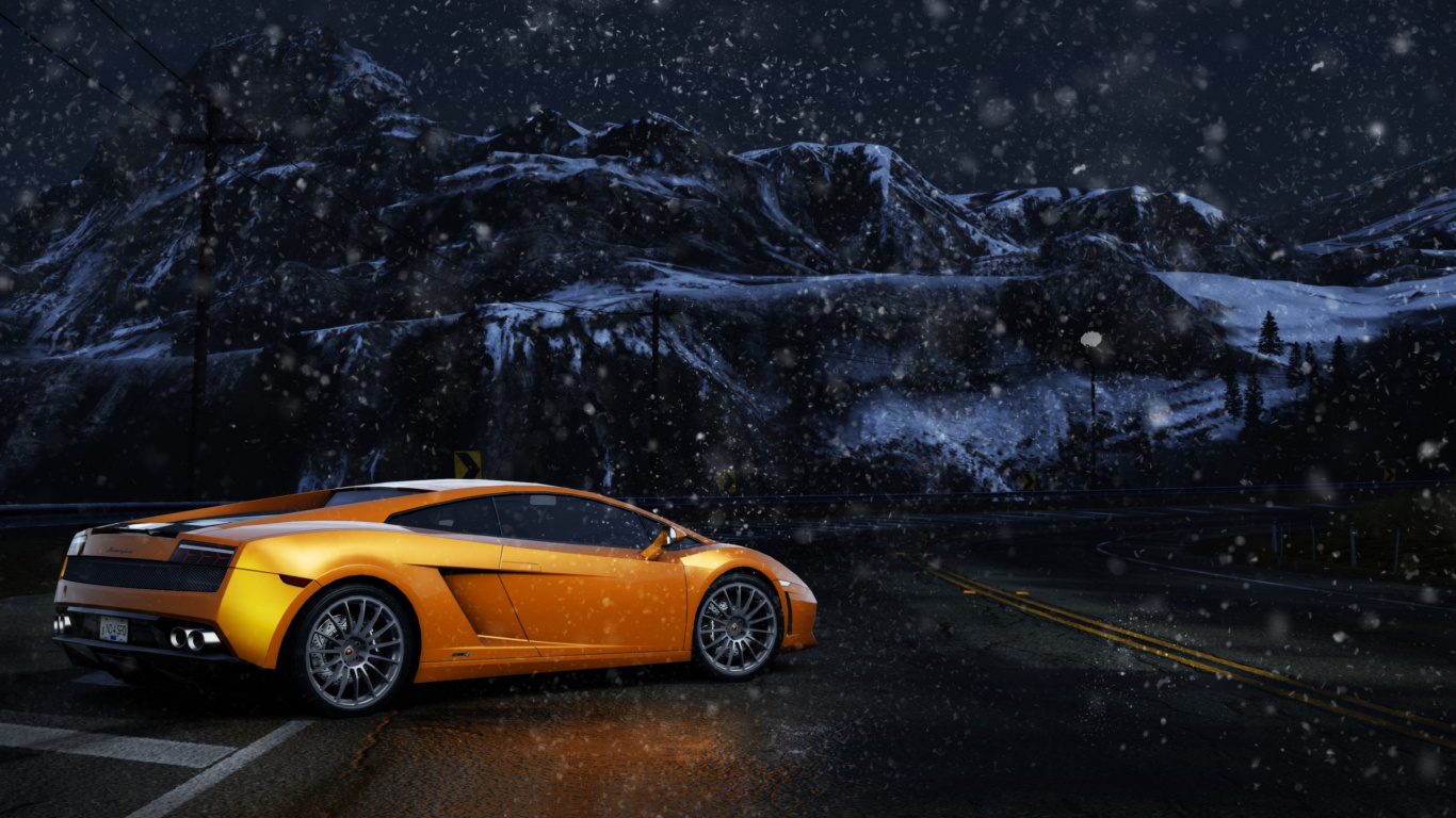Обои lamborghini gallardo, Ламборджини, суперкар, авто, спорткар в разрешении 1366x768