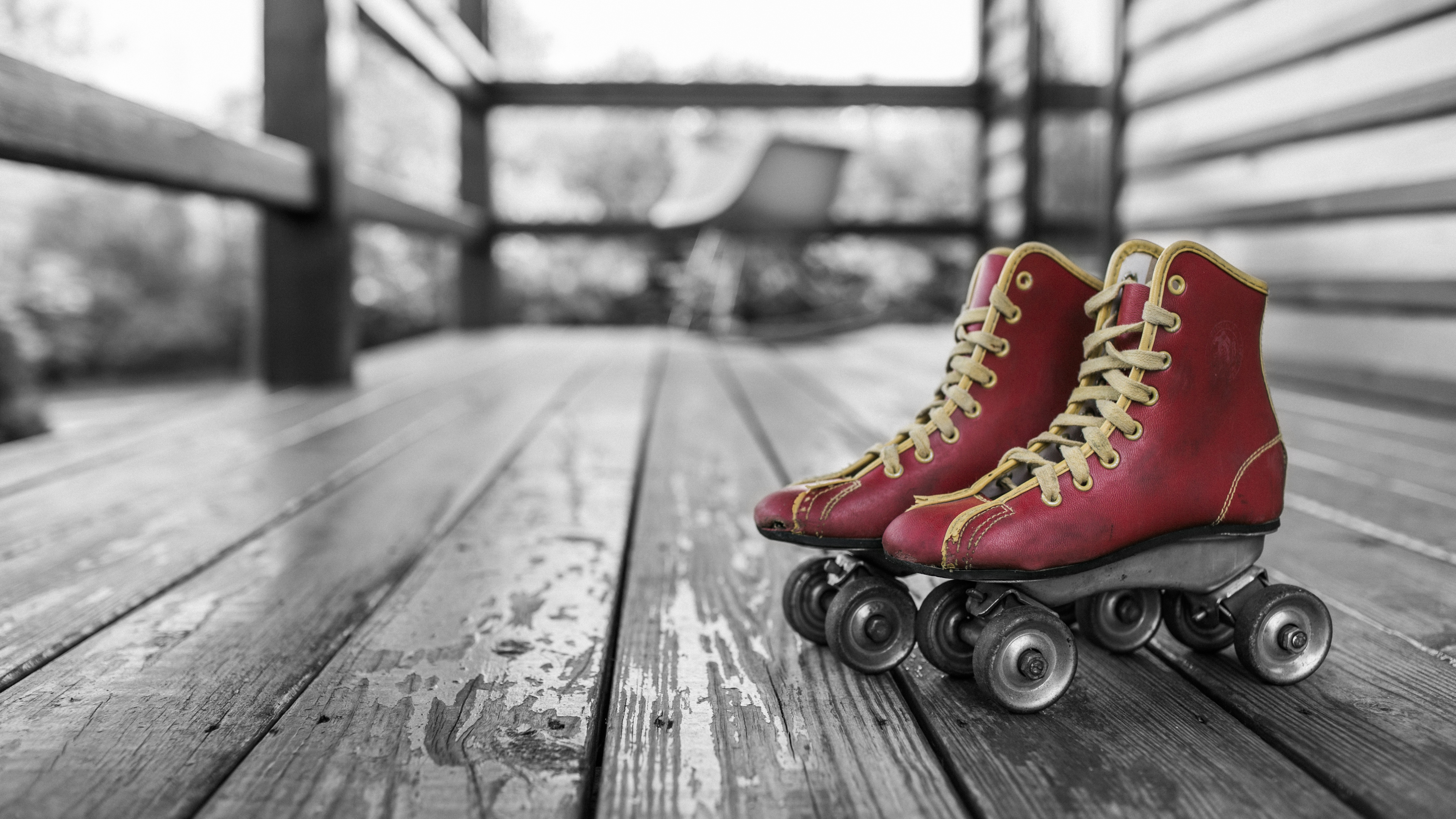 Обои обувь, катание на коньках, скейтборд, башмак, Катание на роликовых коньках в разрешении 3840x2160