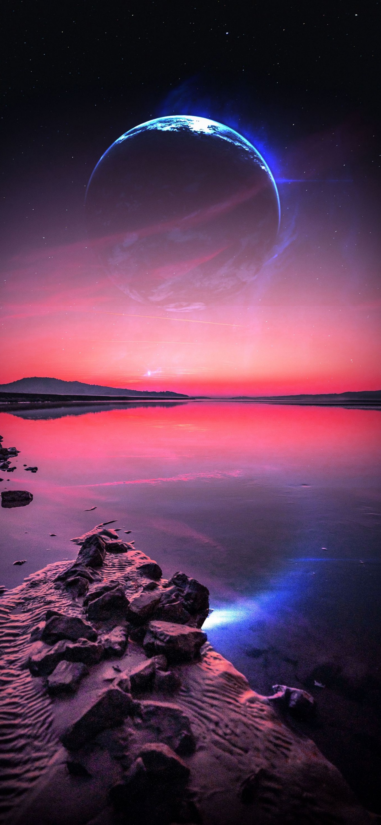 Обои природа, земля, море, висгун - социальная сеть, вода в разрешении 1242x2688