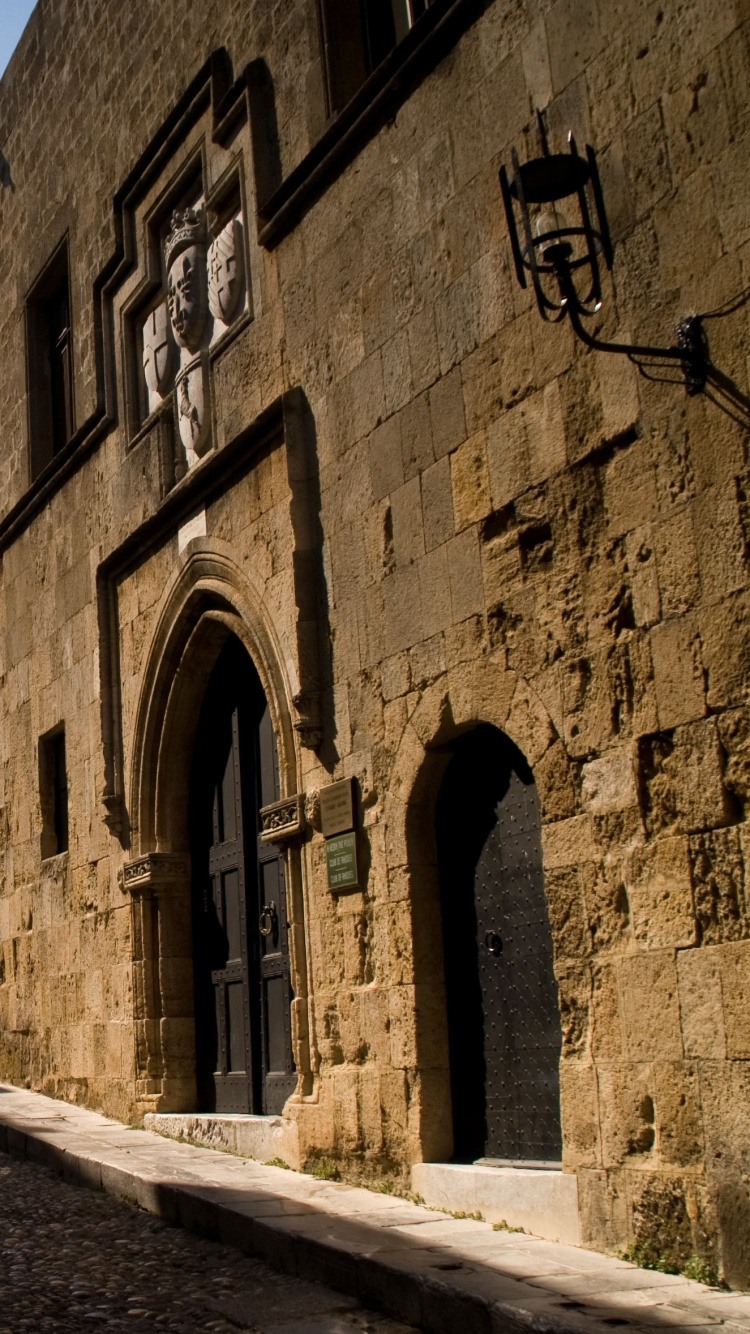 Обои средневековье, аллея, средневековая архитектура, Афины, улица в разрешении 750x1334