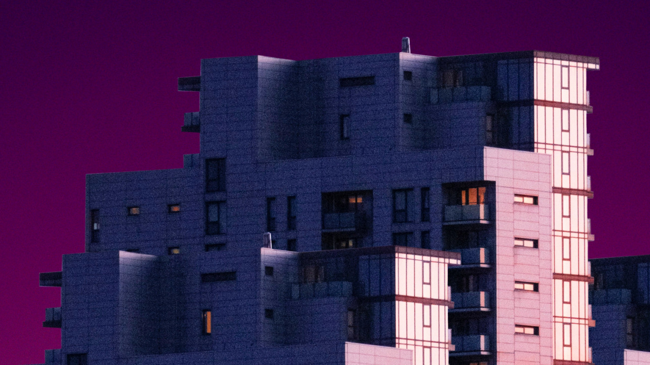 Обои метрополия, здание, архитектура, окно, облако в разрешении 1280x720