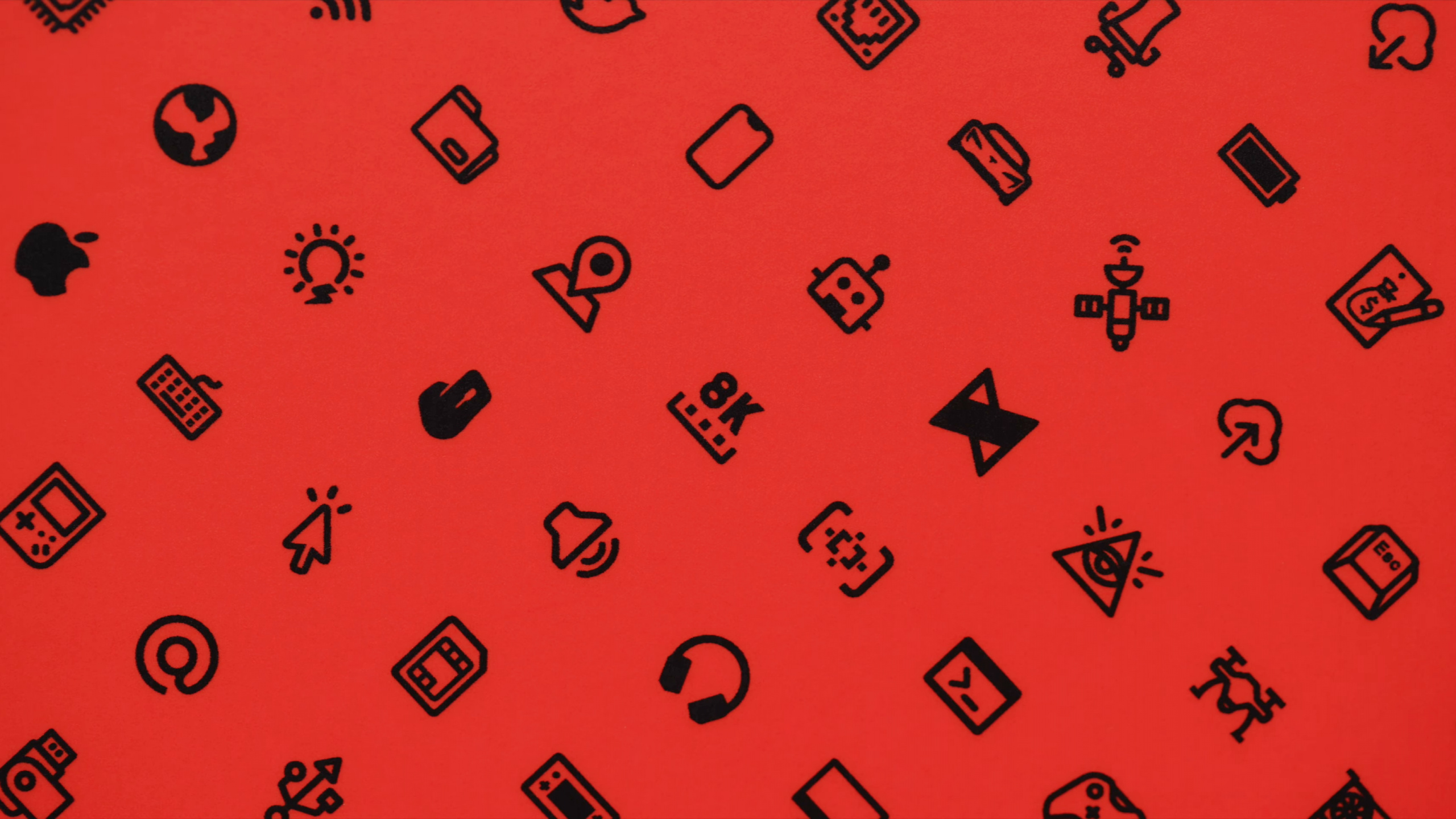 Обои сердце, икона, ткань, Апельсин, прямоугольник в разрешении 2560x1440