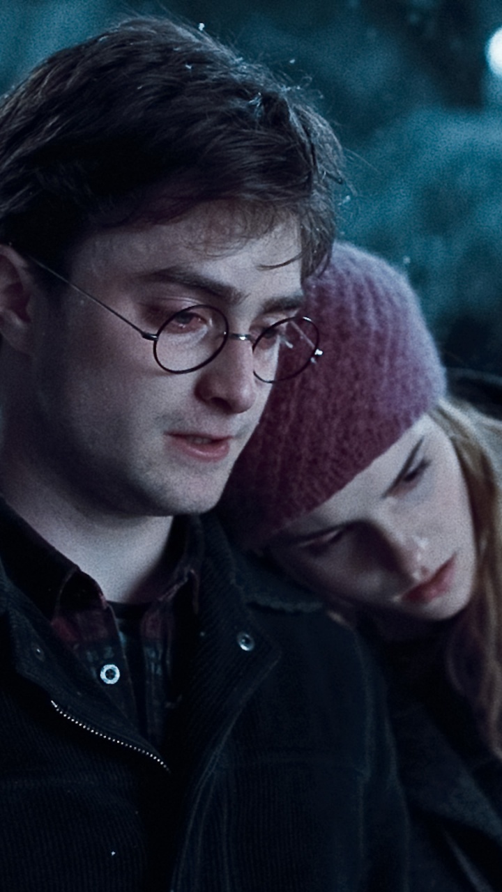 Обои Гарри Поттер, Гермиона грейнджер, человек, зима, сцена в разрешении 720x1280