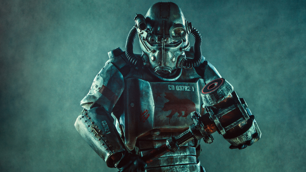 Обои фигурка, компьютерная игра, броня, солдат, суперсолдат в разрешении 1280x720