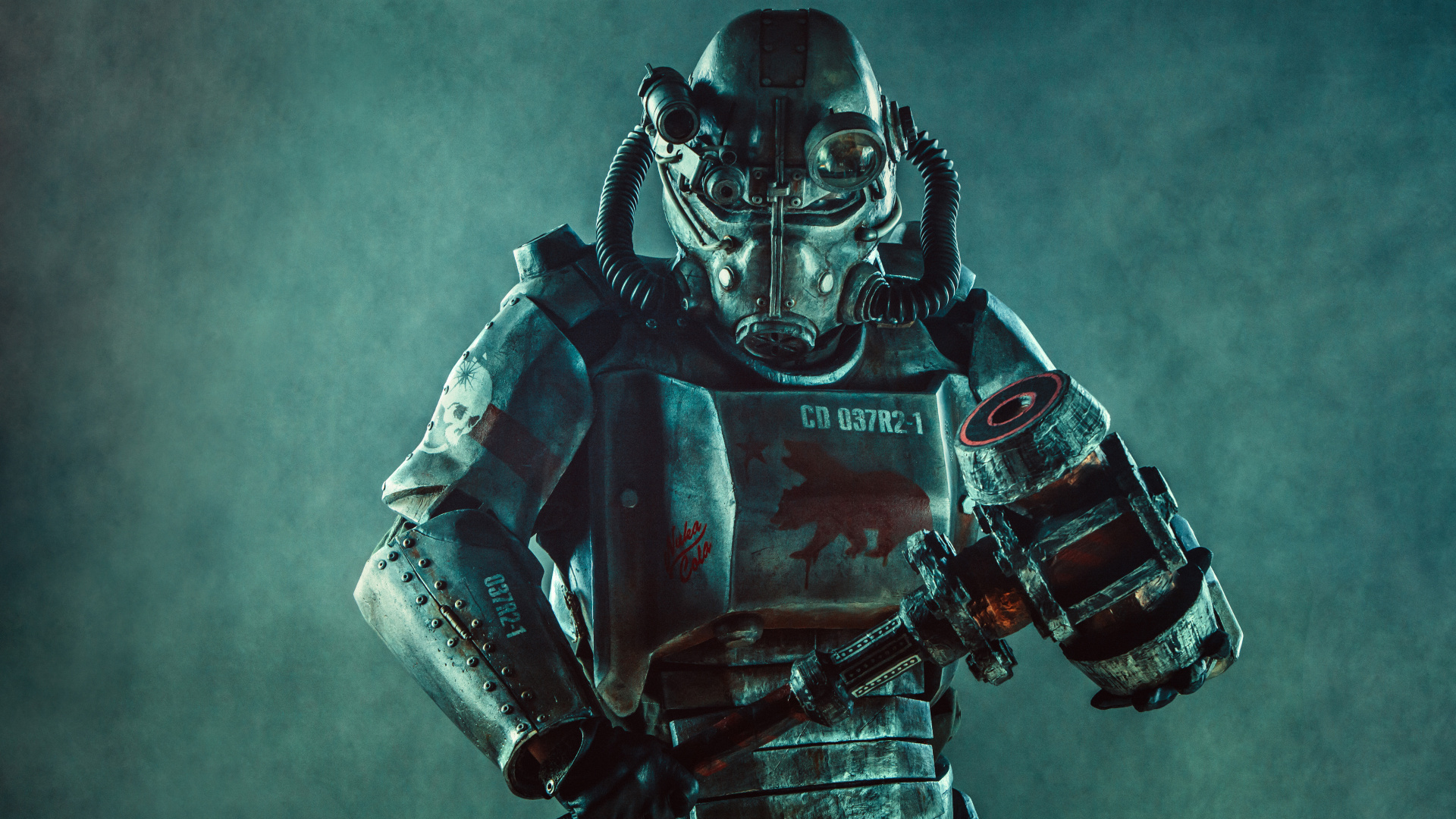 Обои фигурка, компьютерная игра, броня, солдат, суперсолдат в разрешении 1920x1080