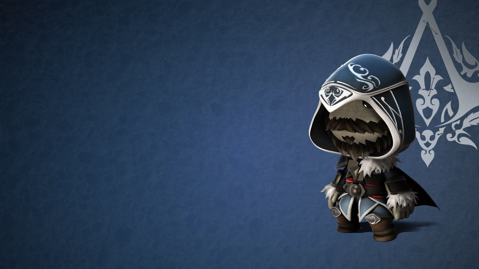 Обои В LittleBigPlanet, шлем, головной убор, космос, Эцио Аудиторе в разрешении 1920x1080
