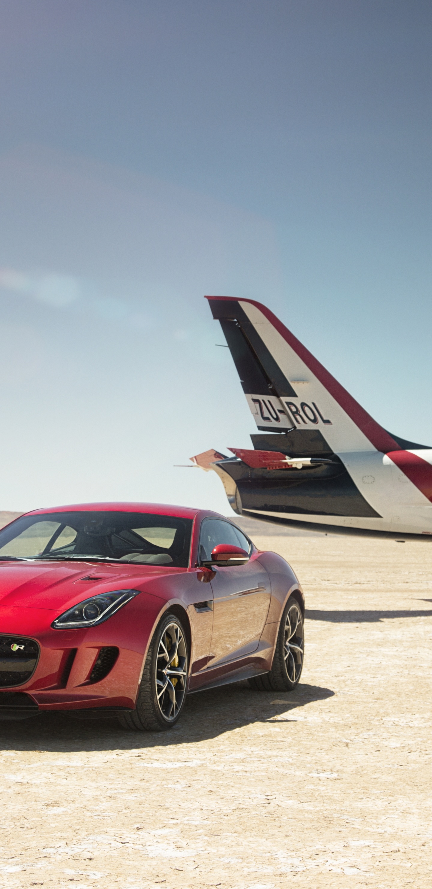 Обои Ягуар, авто, спорткар, суперкар, самолет в разрешении 1440x2960