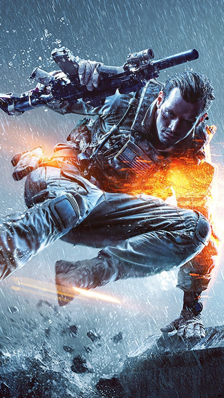 Обои компьютерная игра, игры, космос, battlefield, машина в разрешении 720x1280