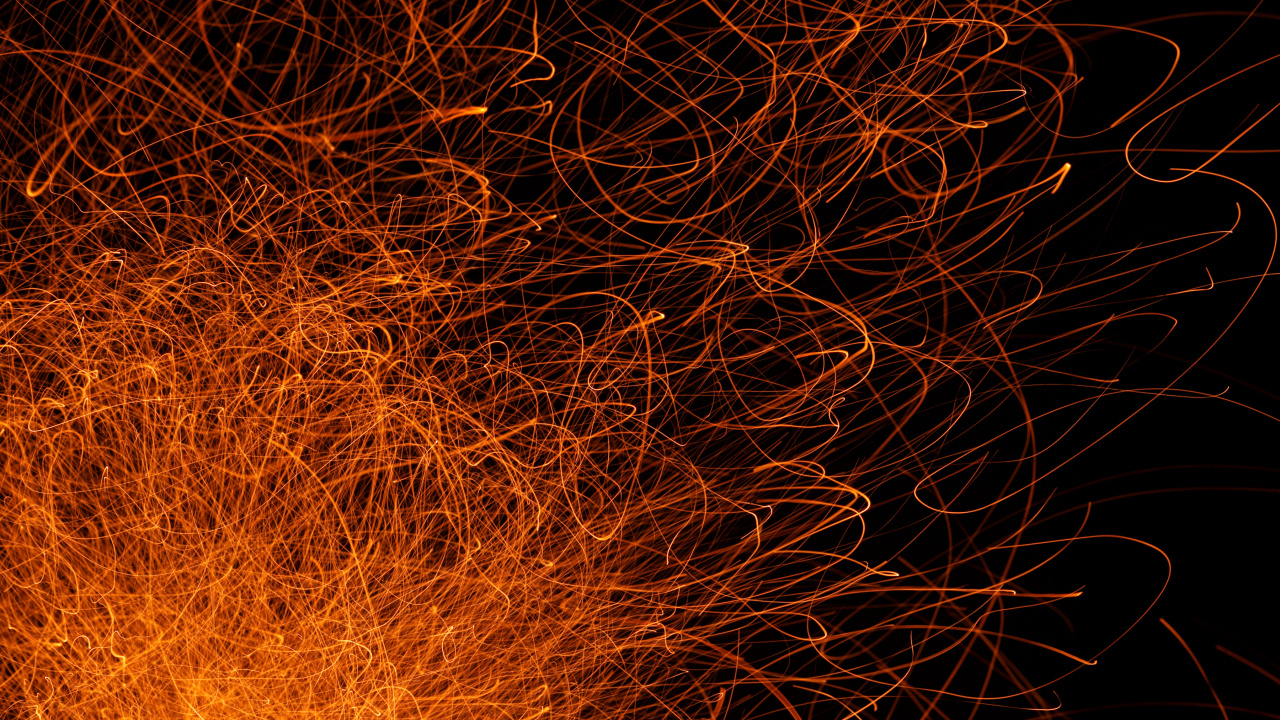 Обои ночь, темнота, космос, фрактальное искусство, Соединённые Штаты Америки в разрешении 1280x720