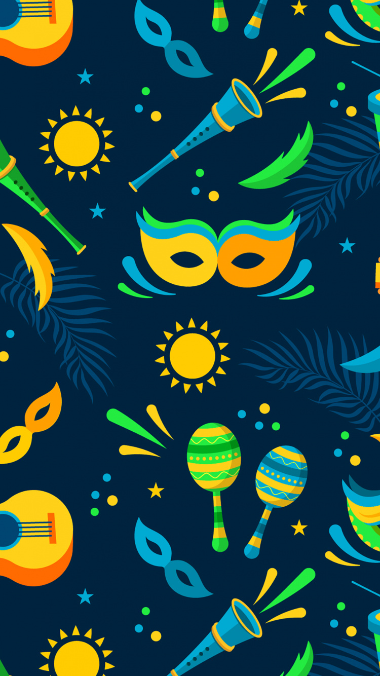 Обои узор, графический дизайн, визуальное искусство, дизайн, постер в разрешении 750x1334