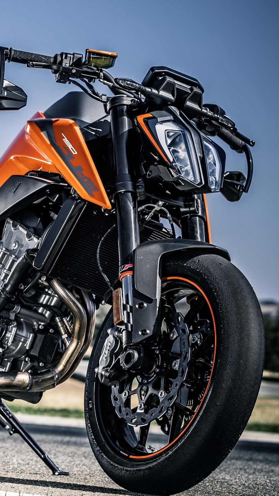 Обои КТМ Дюк 790, КТМ, мотоцикл, KTM Duke 790, велосипед в разрешении 1080x1920