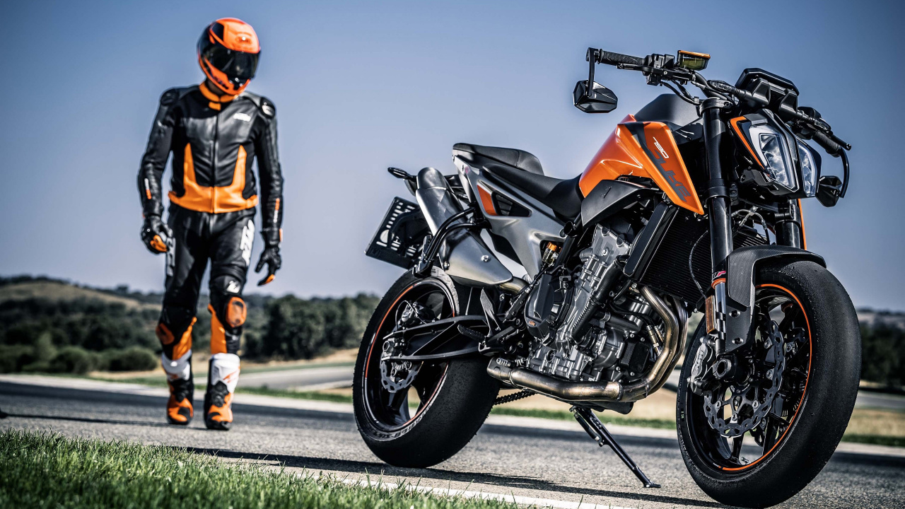 Обои КТМ Дюк 790, КТМ, мотоцикл, KTM Duke 790, велосипед в разрешении 1280x720