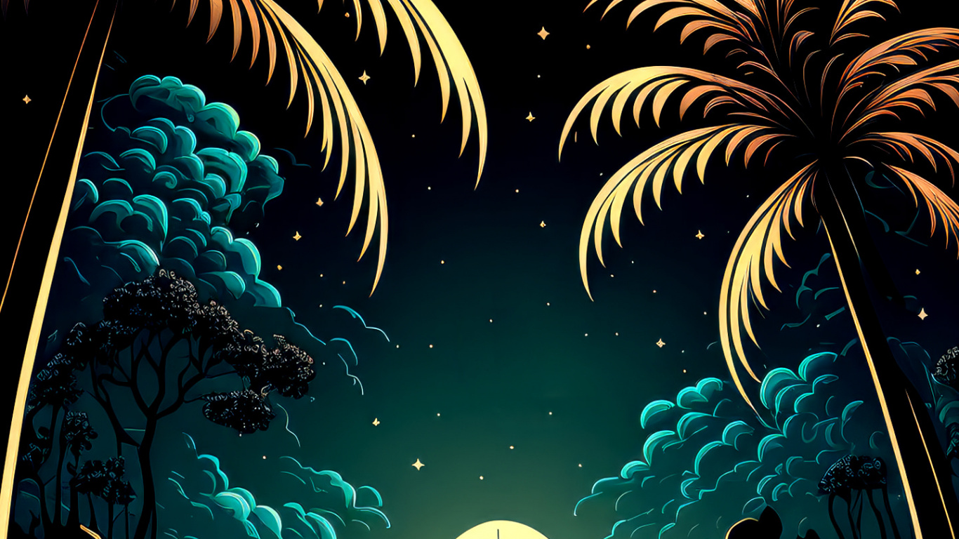 Обои свет, графический дизайн, визуальное искусство, вода, мир в разрешении 1366x768