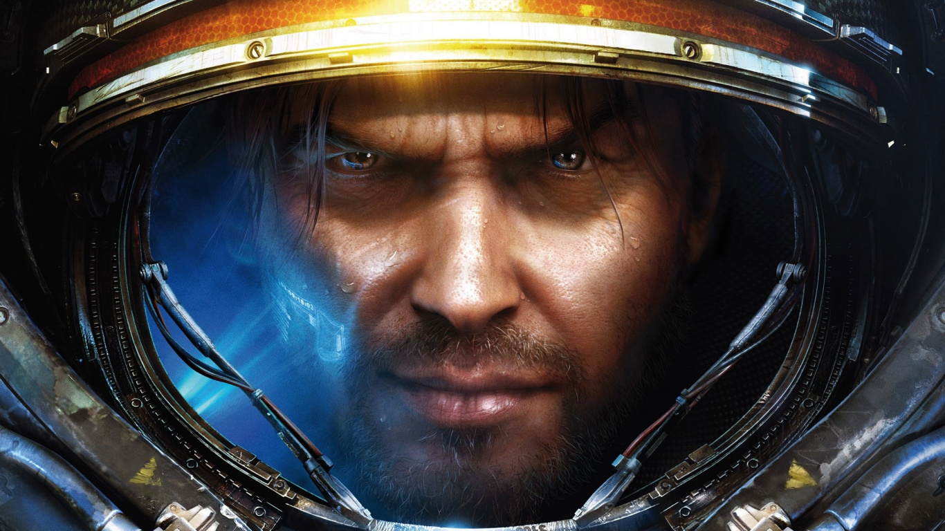 Обои Джим рейнор, старкрафт, Сара керриган, космос, Blizzard Entertainment в разрешении 1366x768