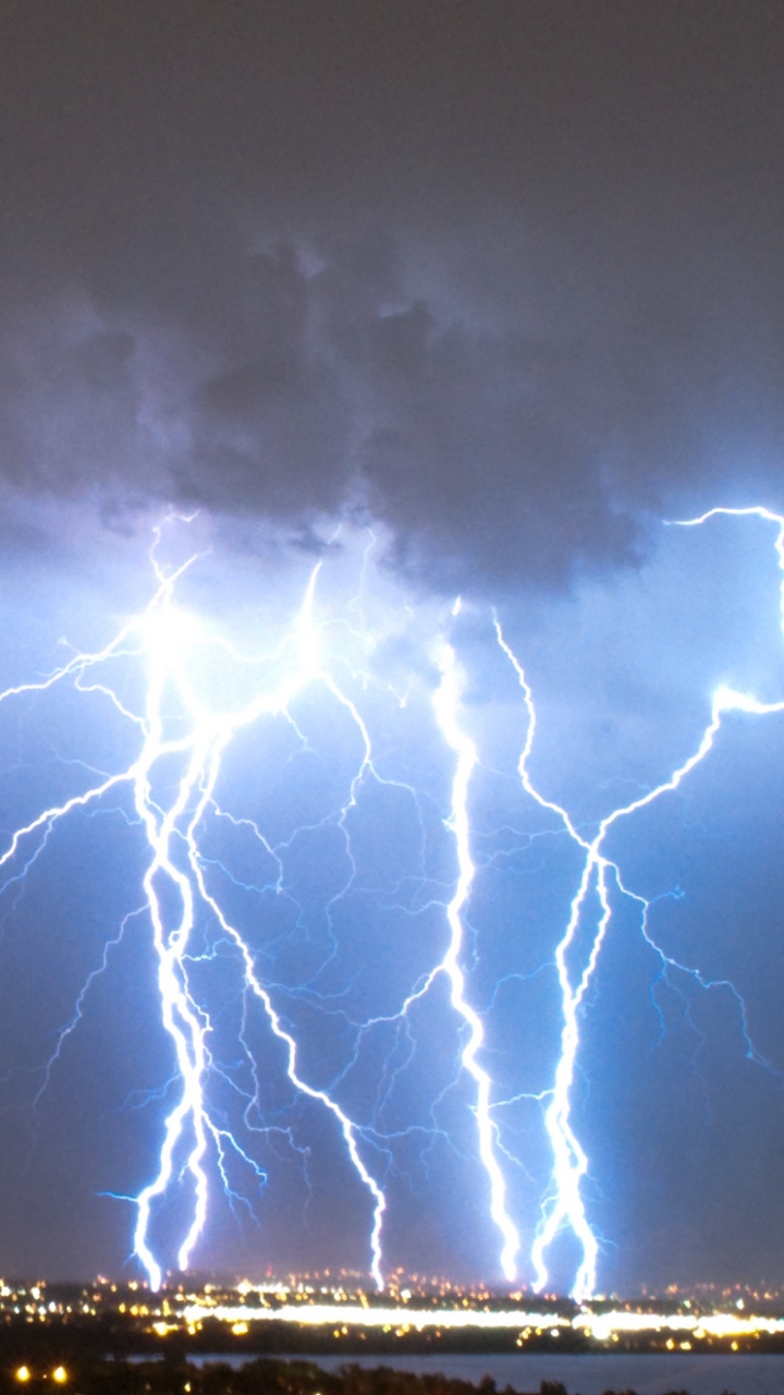 Обои молния, Возвращаясь На Запад, гром, Гроза, атмосфера в разрешении 720x1280