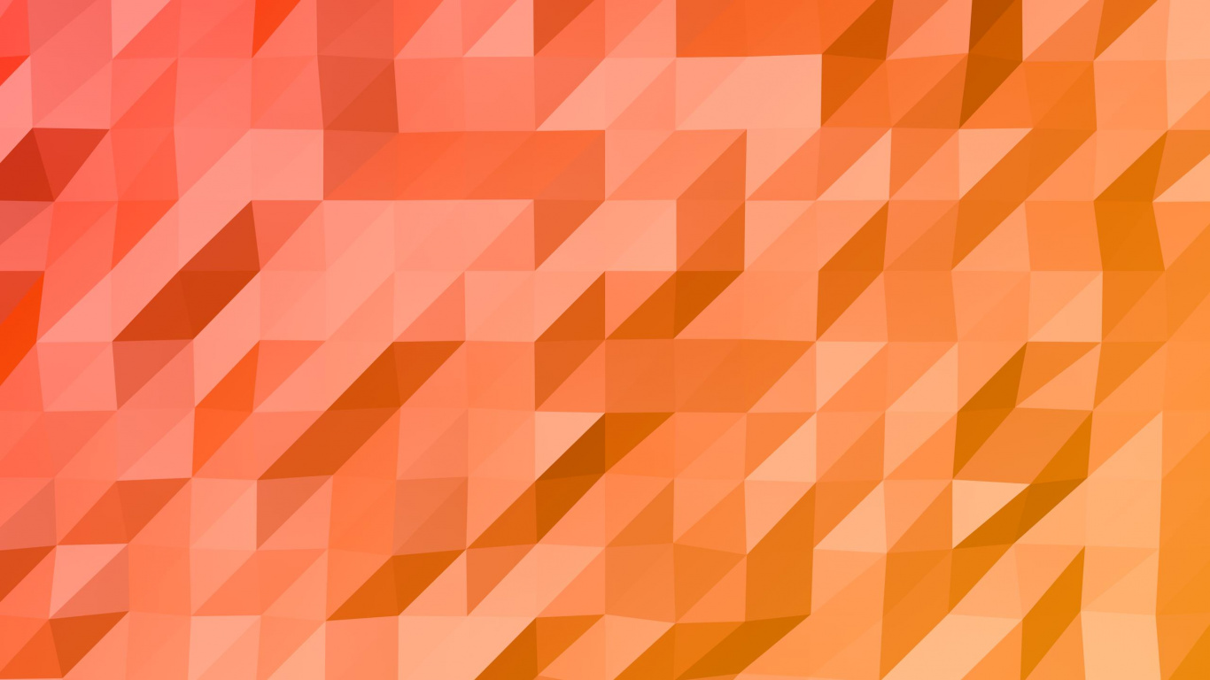 Обои полигон, Апельсин, персик, узор, линия в разрешении 1366x768
