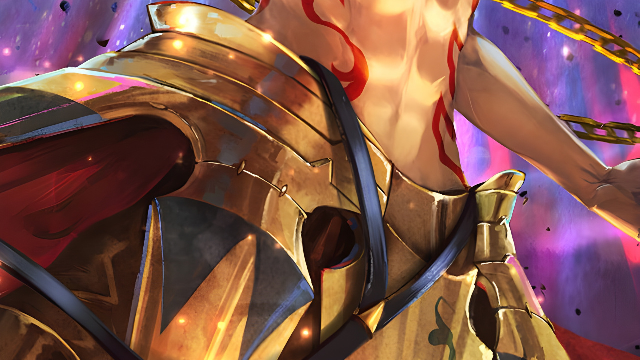 Обои судьба гильгамеша, Fate Zero, Гильгамеш, сабля, лучник в разрешении 1280x720