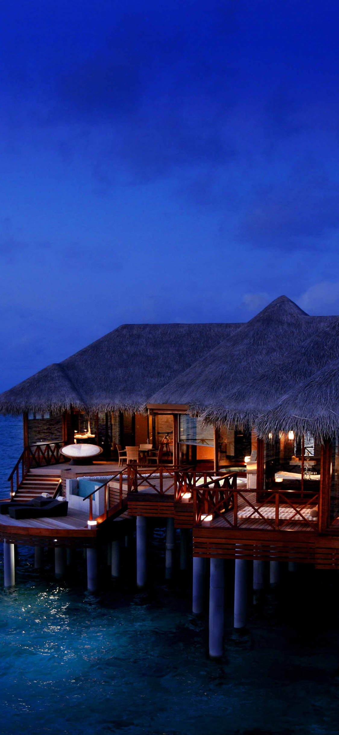 Обои Тза, прибежище, море, океан, тропическая зона в разрешении 1125x2436