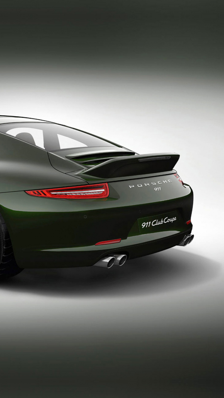 Обои Порше, авто, кузов купе, Порше 911 клуб купе, суперкар в разрешении 750x1334