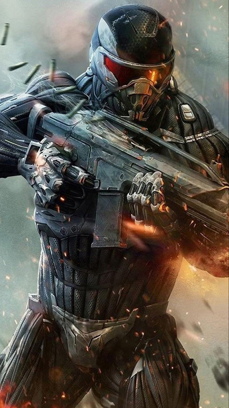 Обои шутер, crysis 3, вымышленный персонаж, Алькатрас, видеоигра в разрешении 750x1334