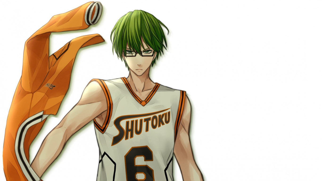 Обои аниме, Баскетбол Куроко, иллюстрация, тэцуя куроко, фан арт в разрешении 1366x768