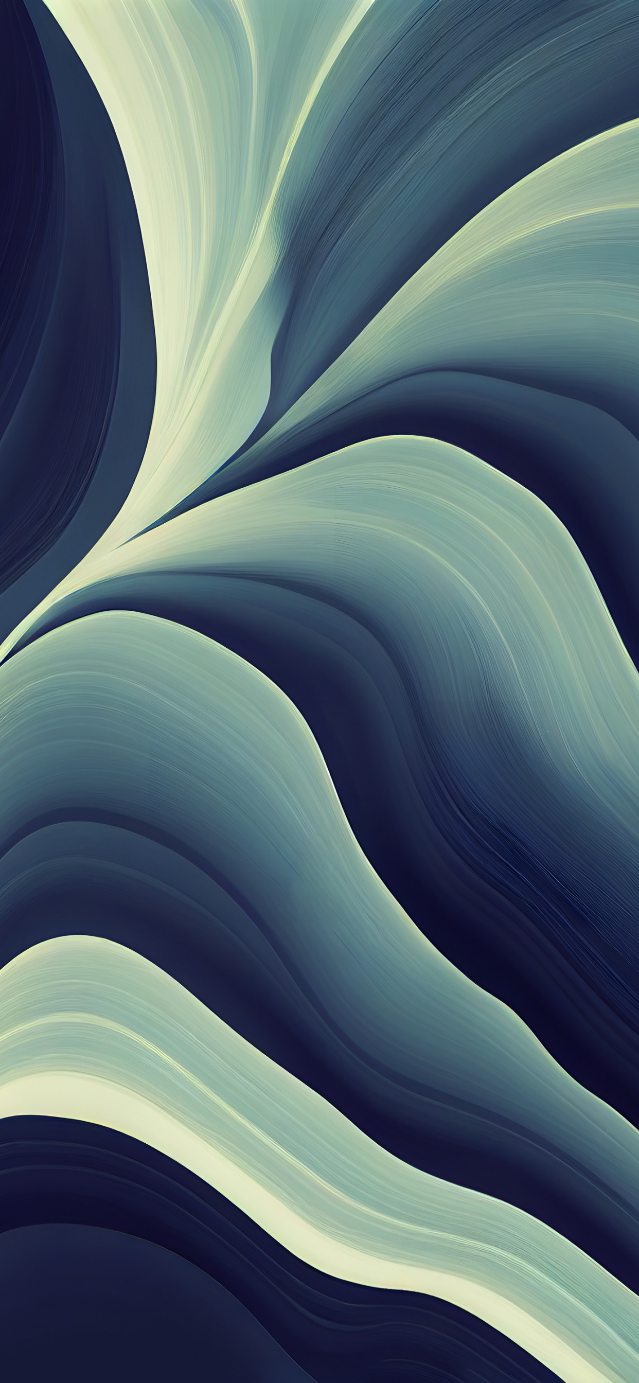 Обои фрактальное искусство, свет, лазурный, пурпур, линия в разрешении 1242x2688