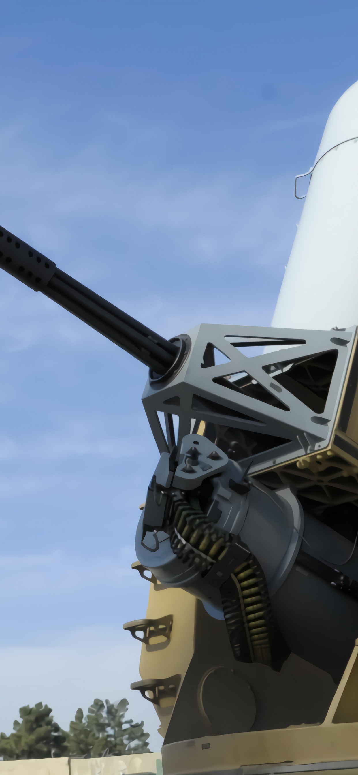 Обои c система защиты от таранов, противодействие реактивной артиллерии и минометам, система, зенитная война, самоходная артиллерия в разрешении 1242x2688