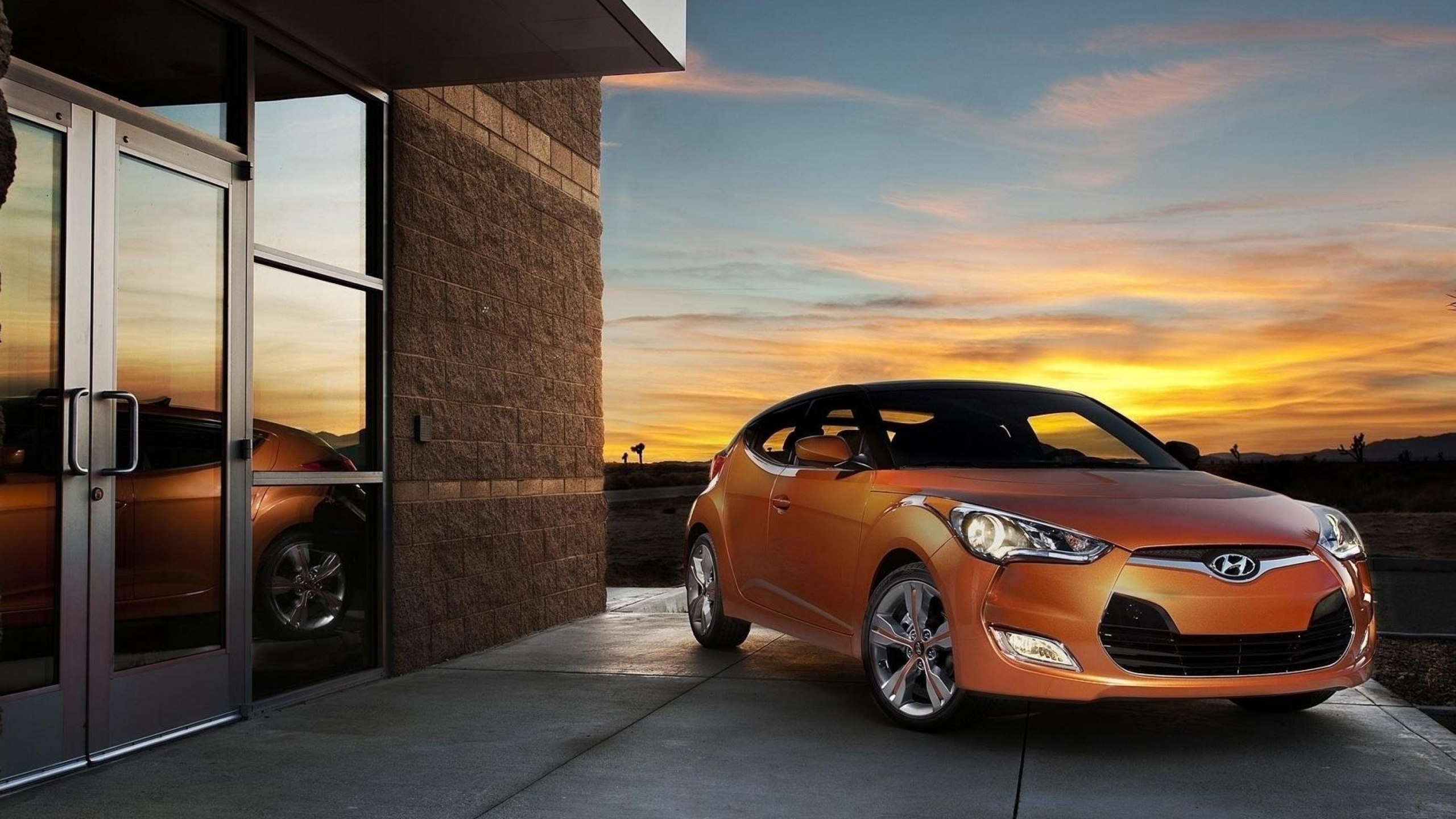 Обои Хундай 2012 Года Veloster, Hyundai, авто, Хюндай Veloster В 2014, кузов купе в разрешении 2560x1440