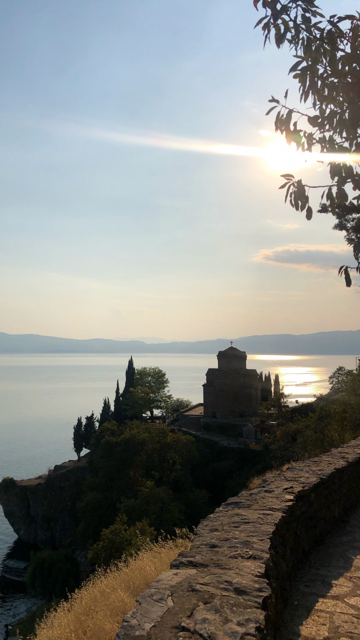 Обои море, вода, побережье, горизонт, Банк в разрешении 720x1280