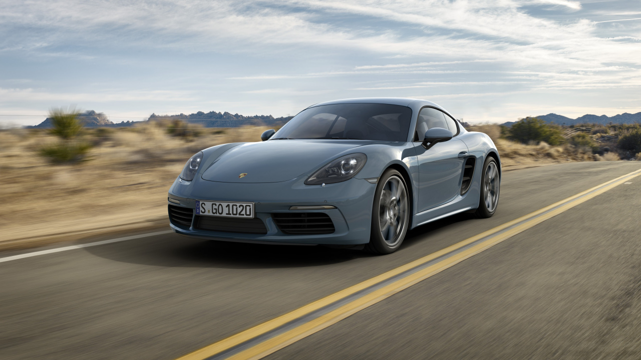 Обои Порше, спорткар, авто, Porsche 718 Boxster, спортивный автомобиль в разрешении 1280x720