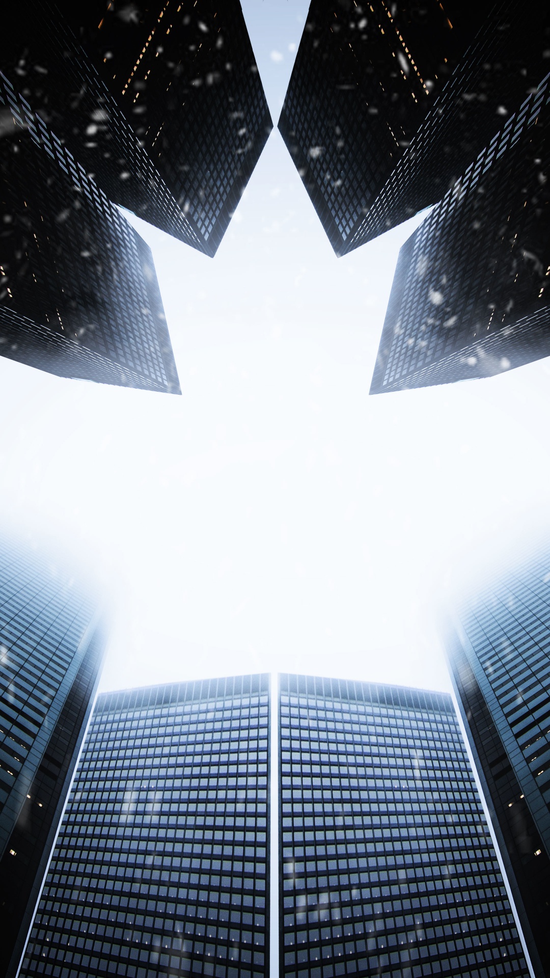 Обои архитектура, здание, абстрактное искусство, арт, свет в разрешении 1080x1920